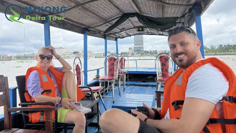 Visitors need to wear life jackets when going boating.